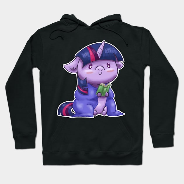 Chibi Twilight Sparkle Hoodie by CatScratchPaper